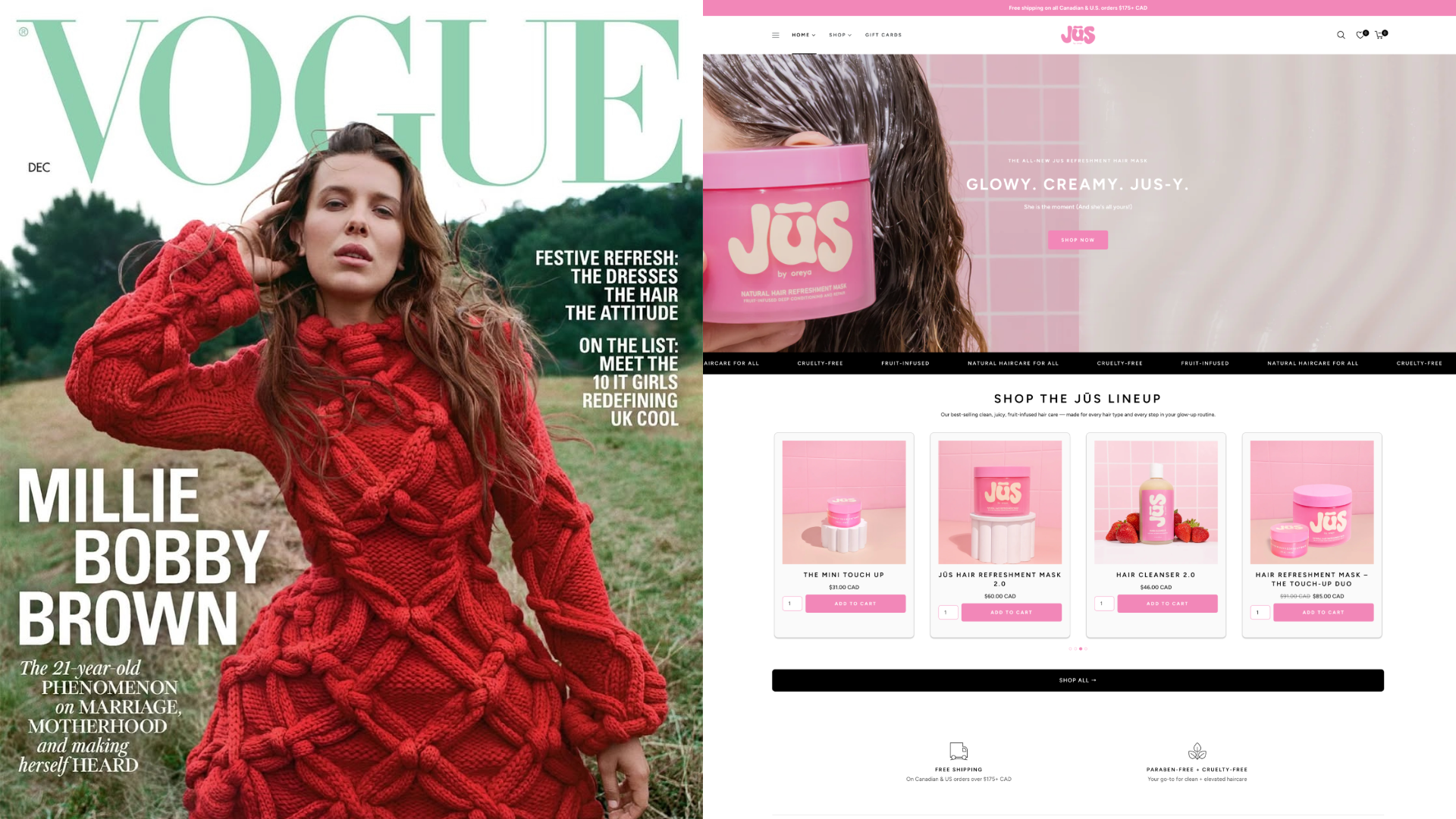 JUS by Oreya feature